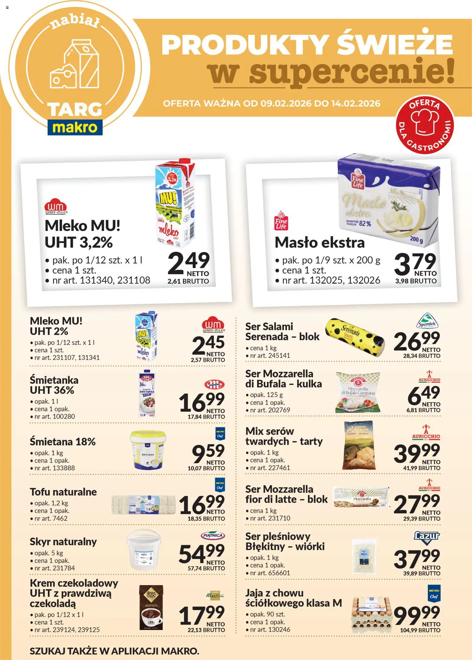 Makro Gazetka - Produkty świeże w supercenie od 09.02.2026 | Strona: 3