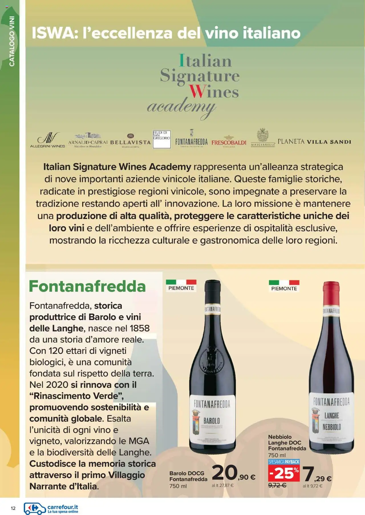 Volantino Carrefour del 06.10.2025 | Pagina: 12 | Prodotti: Vino