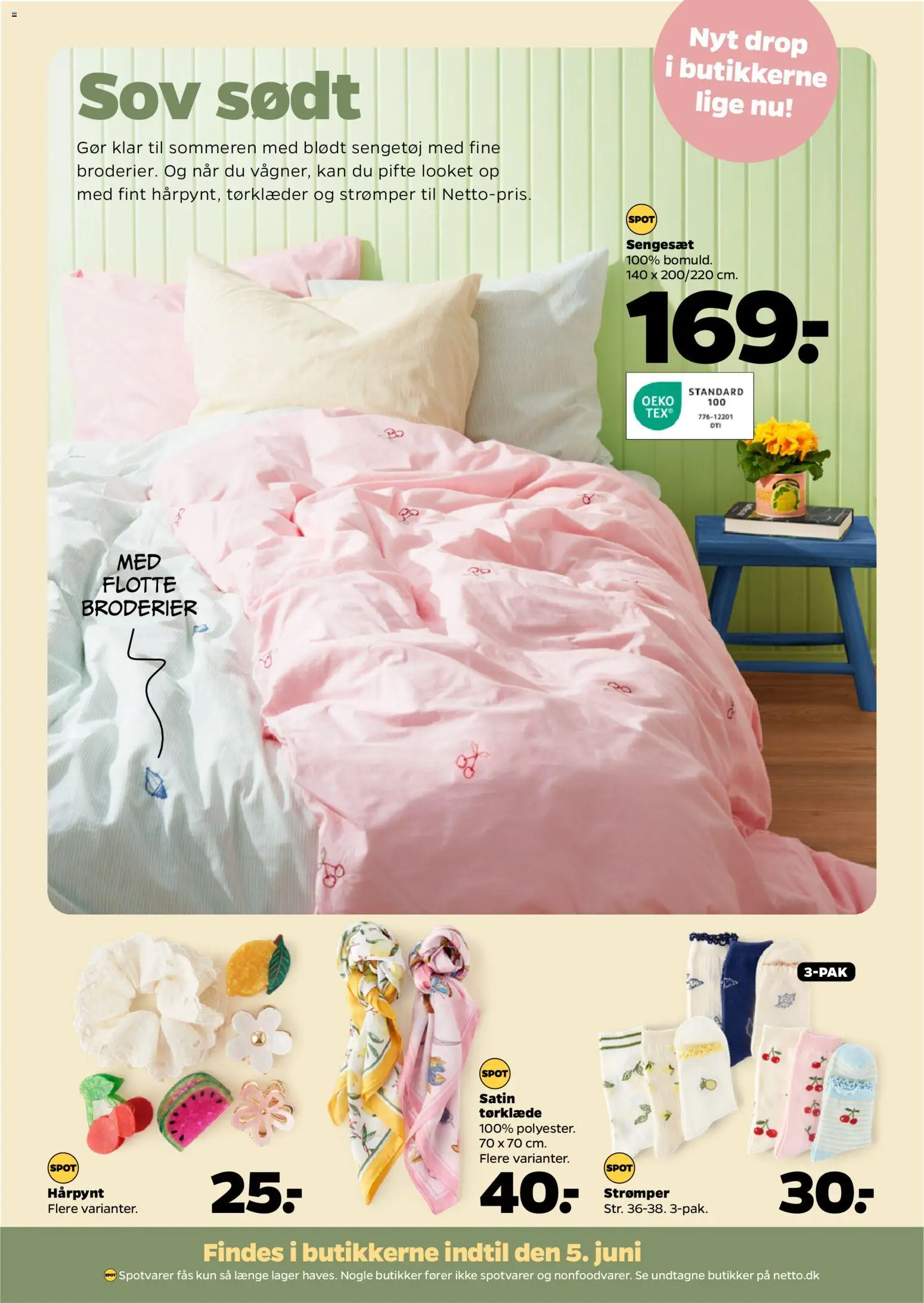 Netto tilbudsavis – gyldig fra 11.04.2026 | Side: 30 | Produkter: Sengesæt, Strømper