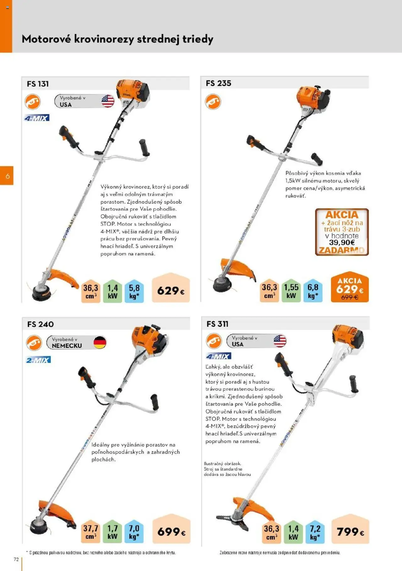 Nové STIHL akcie – leták je platný od 01.04.2025 | Strana: 72