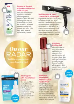 Clicks specials catalogue – valid from 01.12.2025 | Page: 44 | Products: Shower, Light, Oil, Body wash