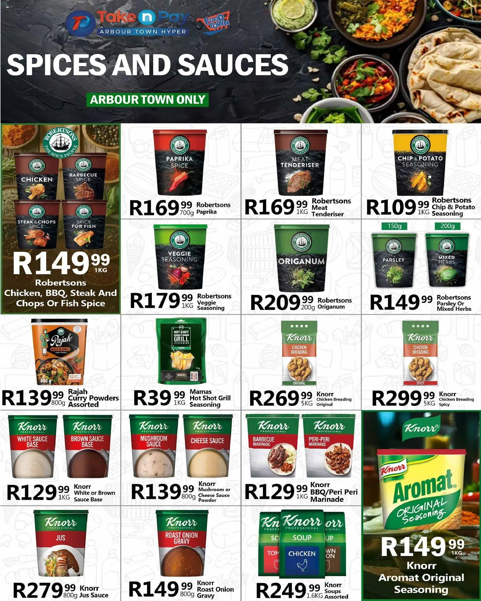 New Take n Pay catalogue – valid from 06.04.2026 | Page: 33 | Products: Grill, Chicken, Soup, Aromat
