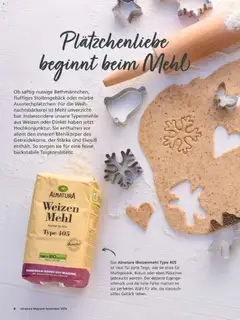 Alnatura Prospekt ab 01.11.2025 gültig | Seite: 8 | Produkte: Mehl, Weizenmehl