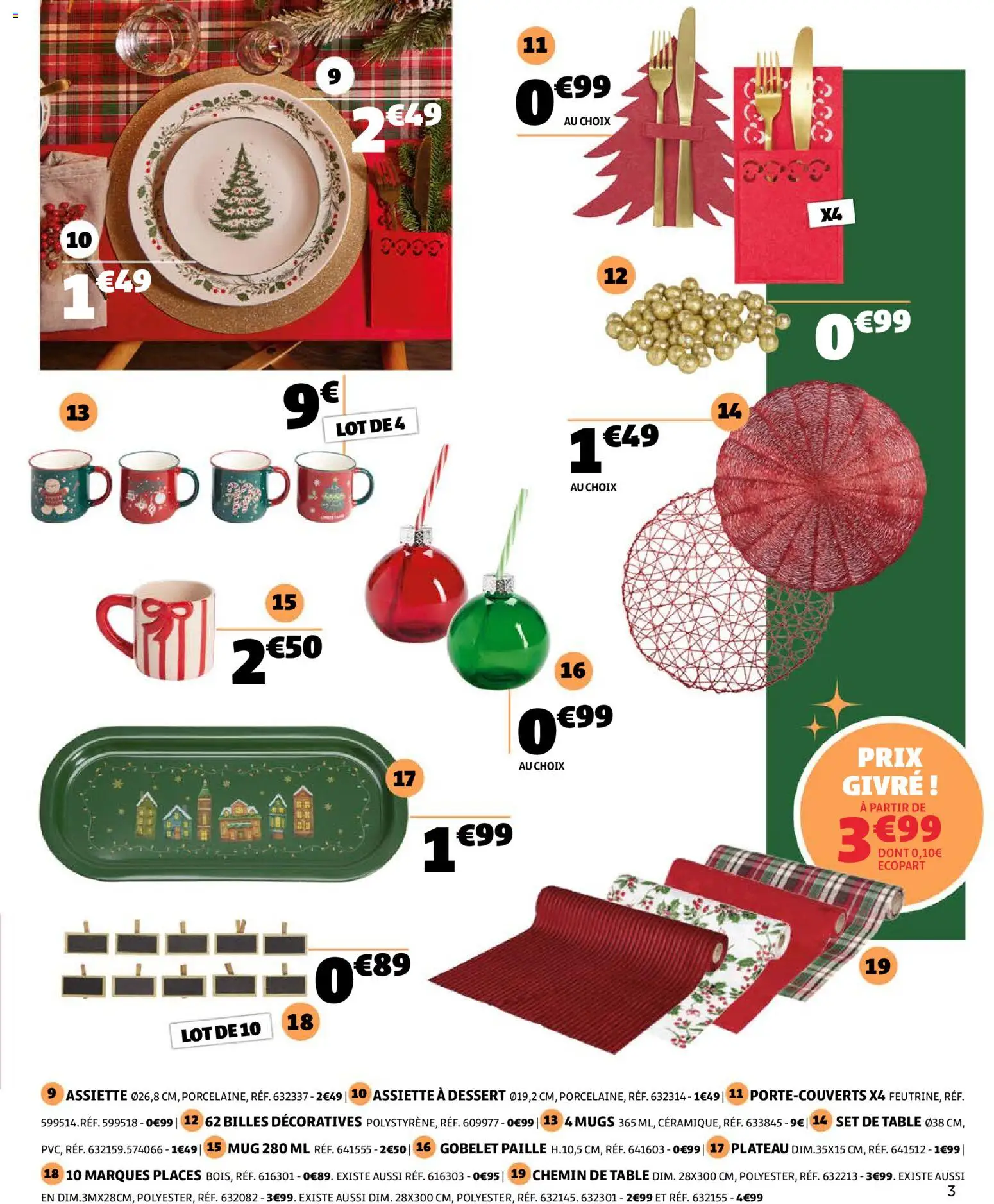 {H1} | Page: 3 | Produits: Mugs, Plateau, Table