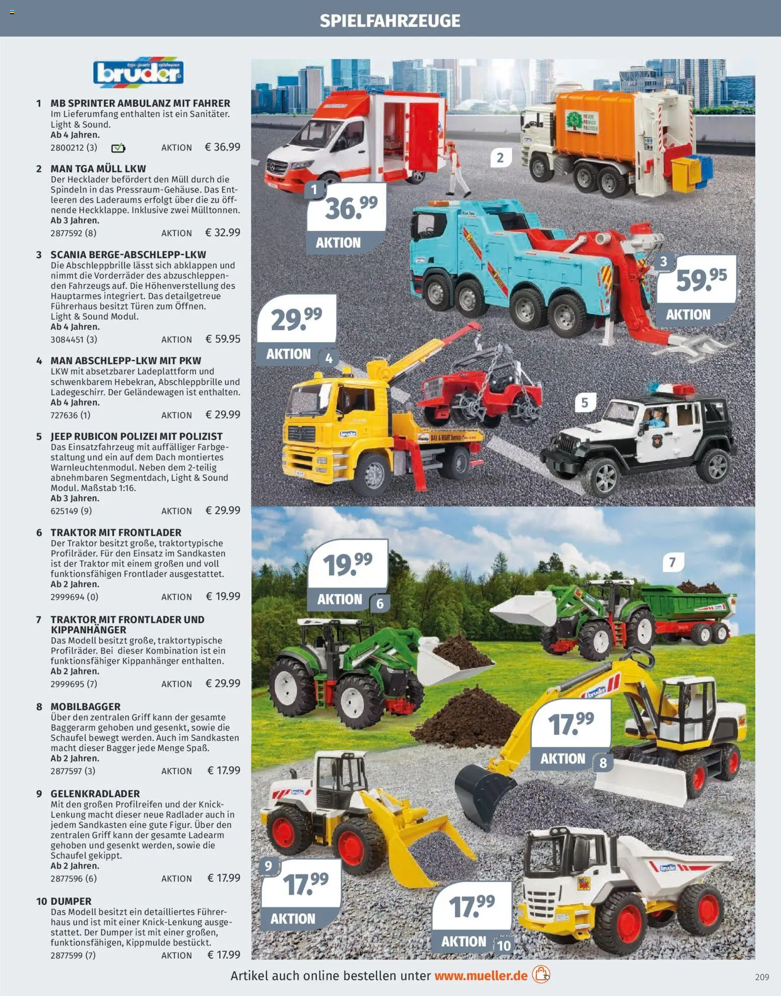 Müller Spielwarenkatalog – gültig ab 27.10.2025 | Seite: 209