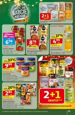Pogląd oferty "Auchan Black Friday" - ważna od 13.11.2025 | Strona: 21 | Produkty: Fasola biała, Oliwki zielone, Płatki, Gulasz