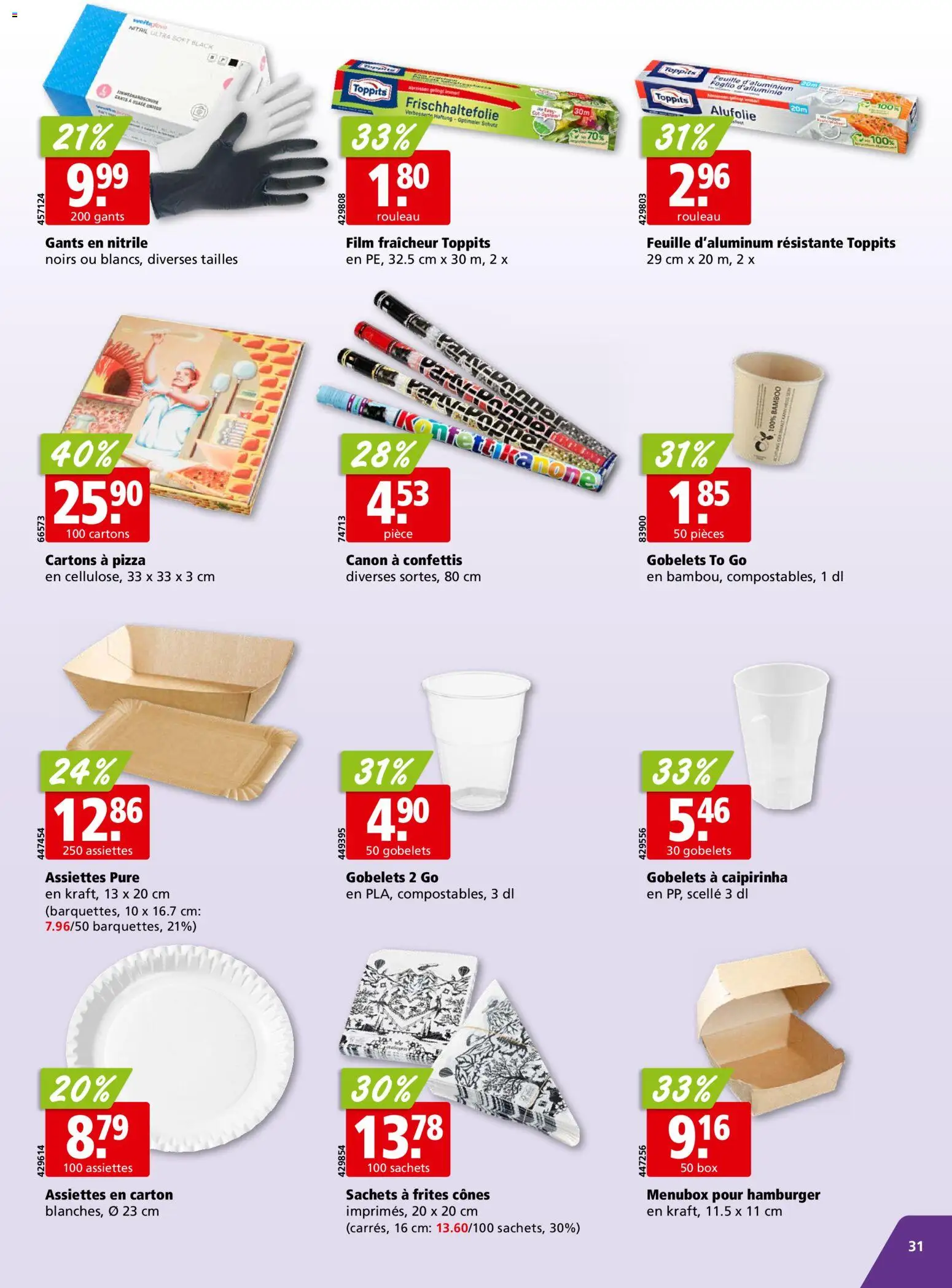 Aligro Aktionen Chavannes, Matran, Genève, Sion – gültig ab 02.02.2026 | Seite: 31 | Produkte: Box, Pizza