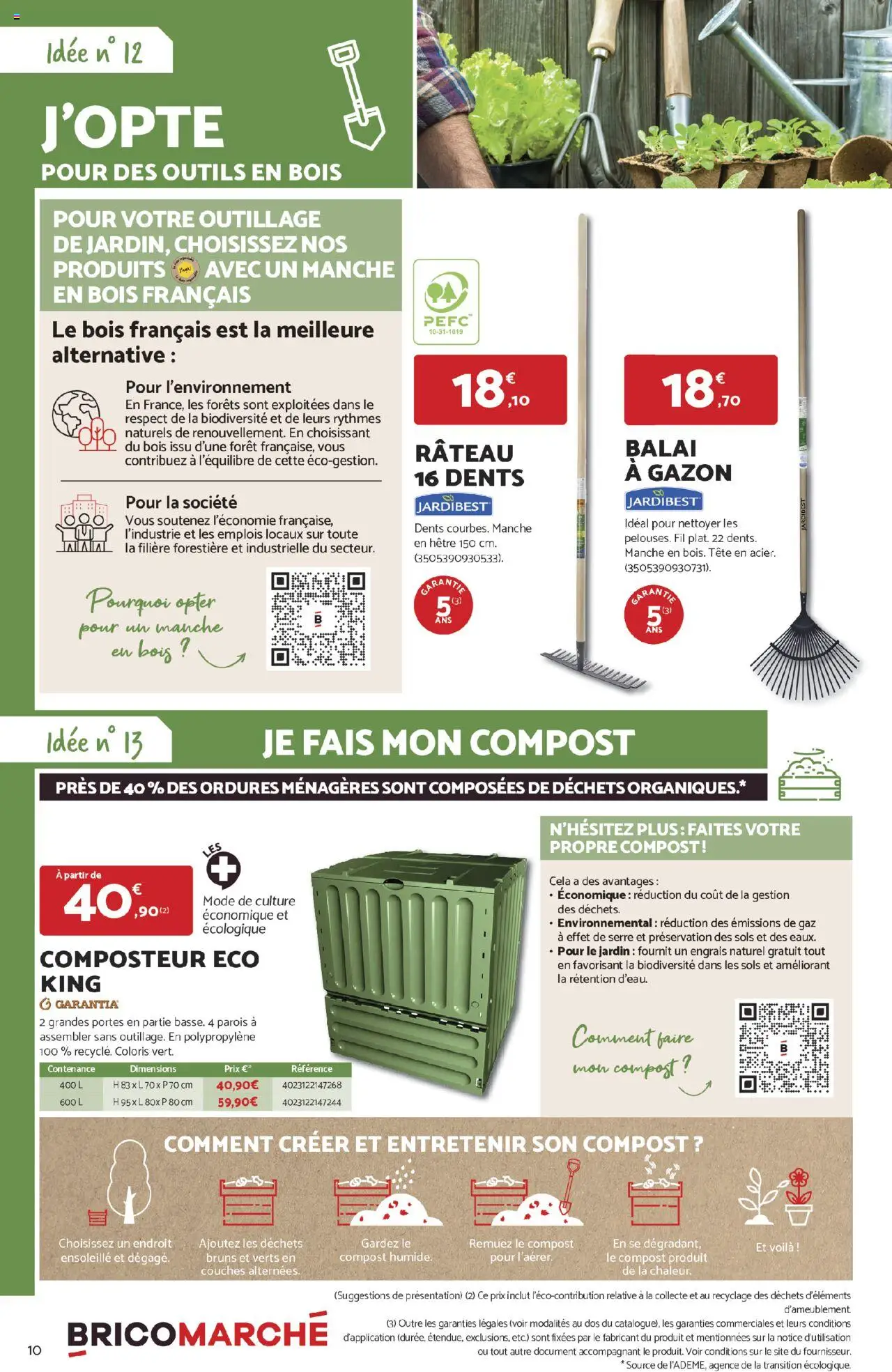  | Page: 10 | Produits: Couches, Composteur, Gazon, Portes
