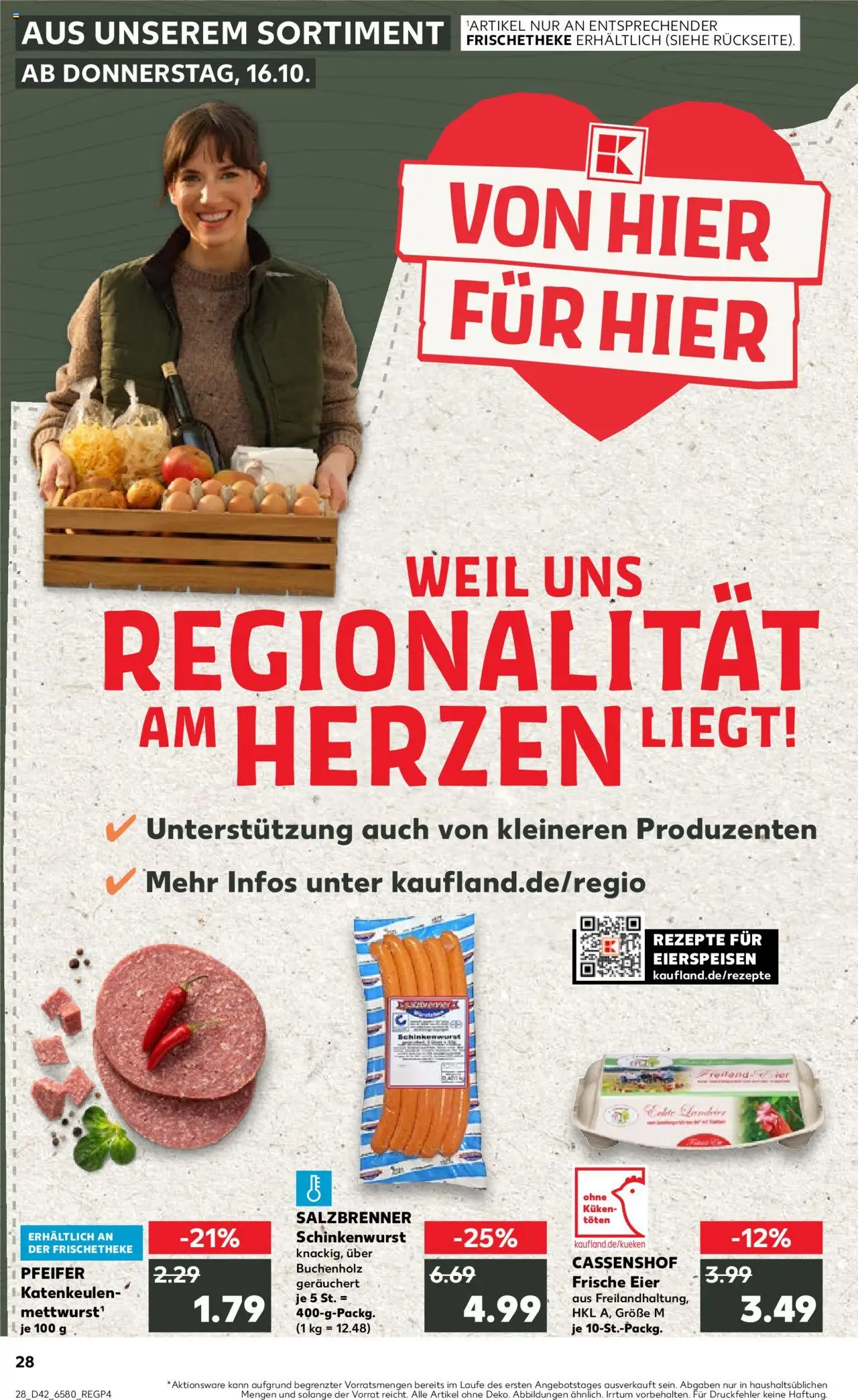 Kaufland prospekt Hamburg	 – gültig ab 16.10.2025 | Seite: 28 | Produkte: Eier