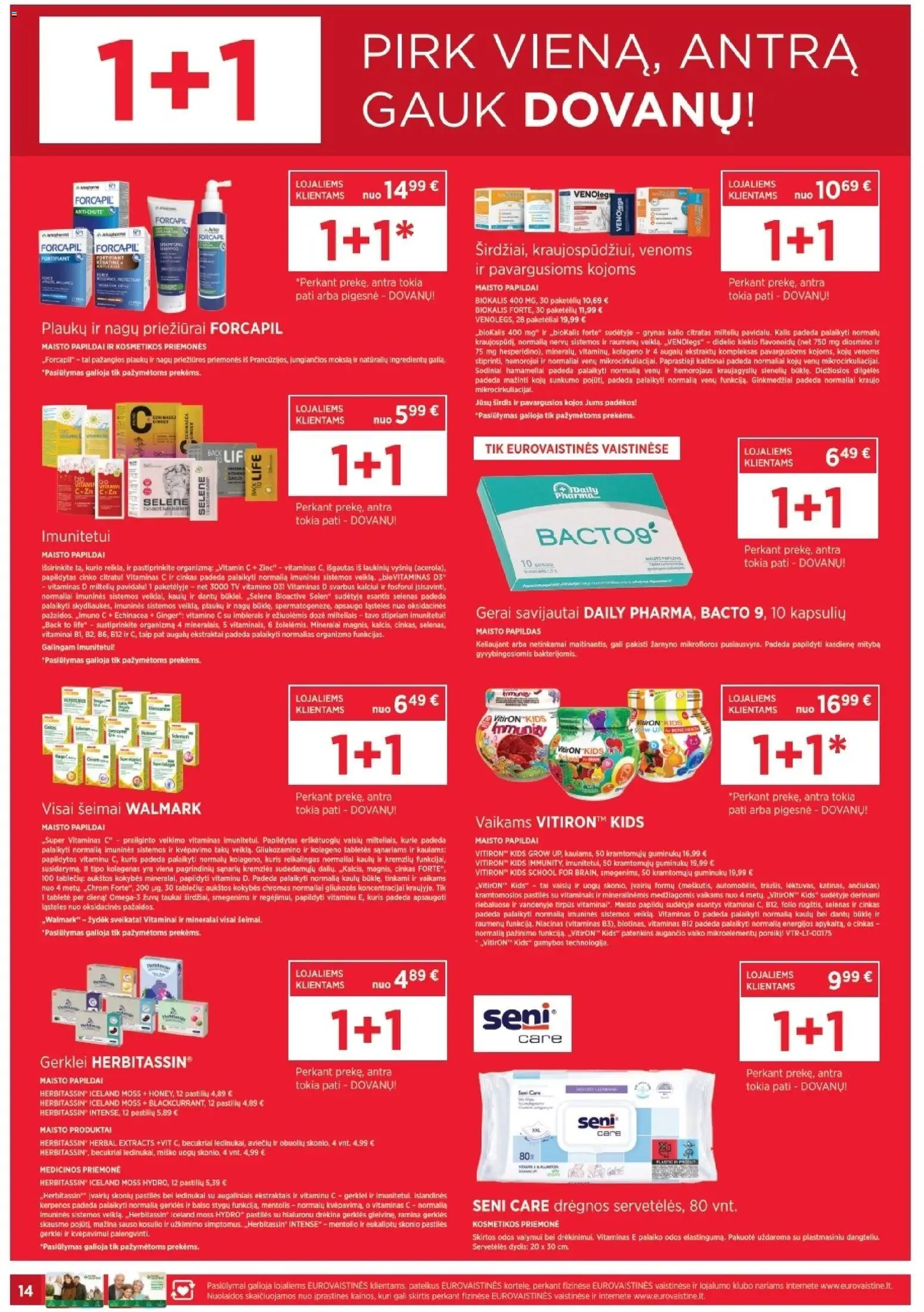 EUROVAISTINĖ akcijos nuo 31.01.2026 | Puslapis: 14 | Prekių: Ledinukai, Tv