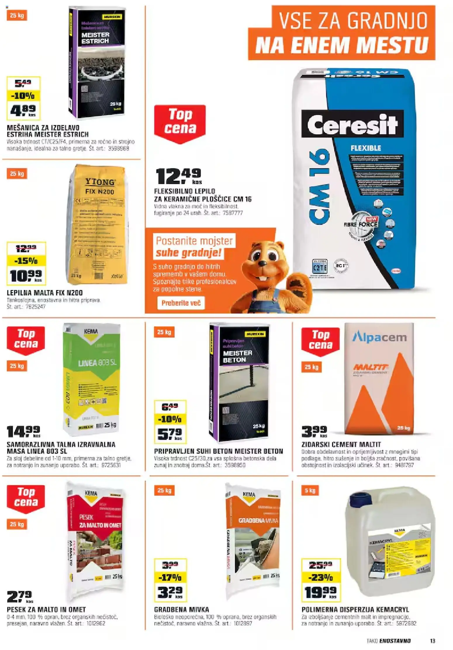 Novi OBI katalog ponudbe – veljaven od 03.02.2026 | Stran: 13