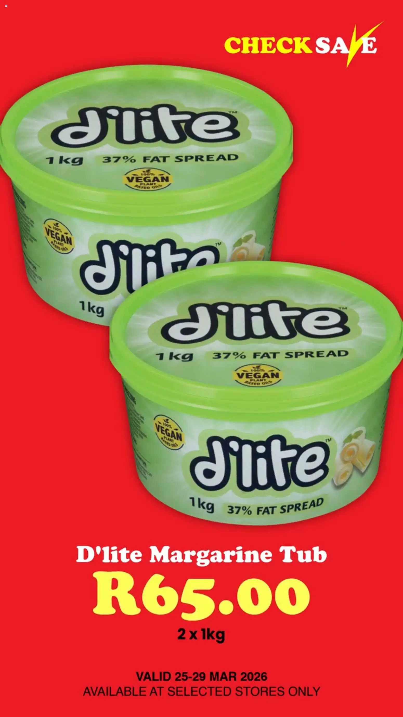 New Check Save catalogue – valid from 25.03.2026 | Page: 11 | Products: Margarine, Fat spread