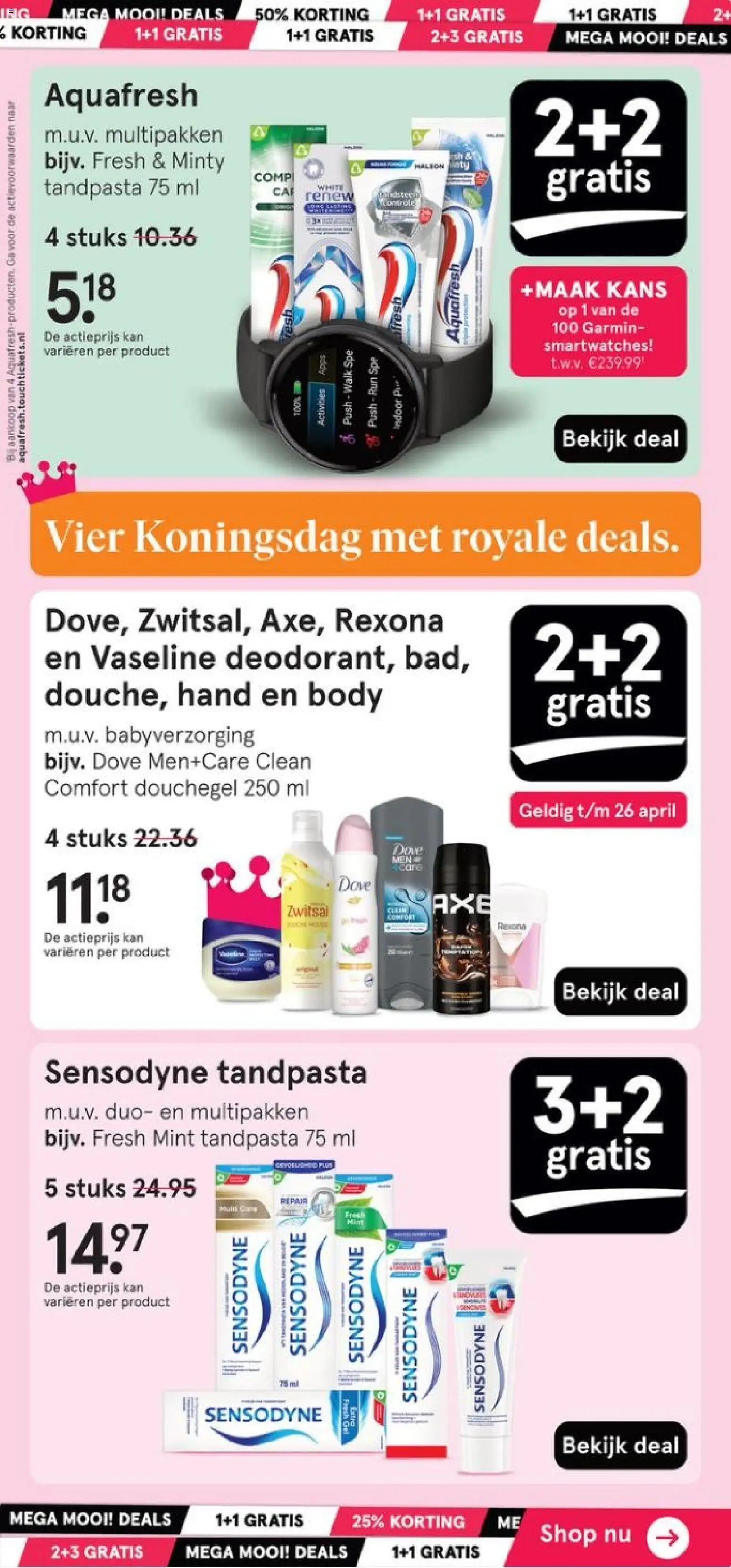 {H1} | Pagina: 5 | Producten: Tandpasta, Kan, Gel, Douchegel