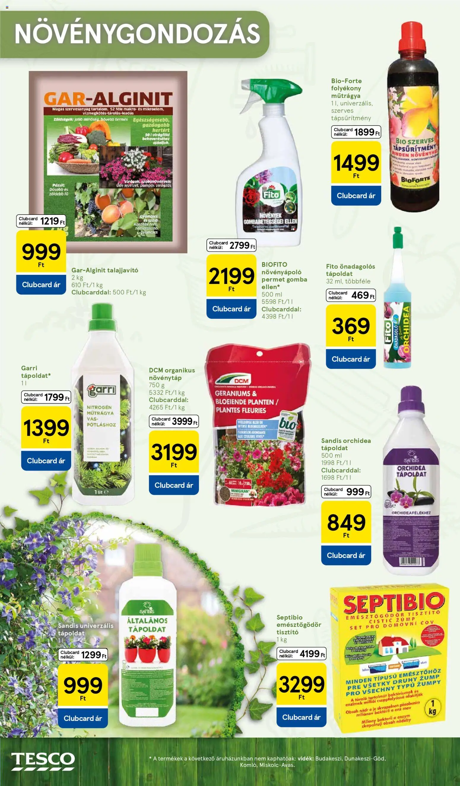 Tesco akciós ujság - amely érvényes a következő dátumtól: 04.03.2026 | Oldal: 6 | Termékek: Orchidea, Szőlő, Gyümölcs, Tápoldat