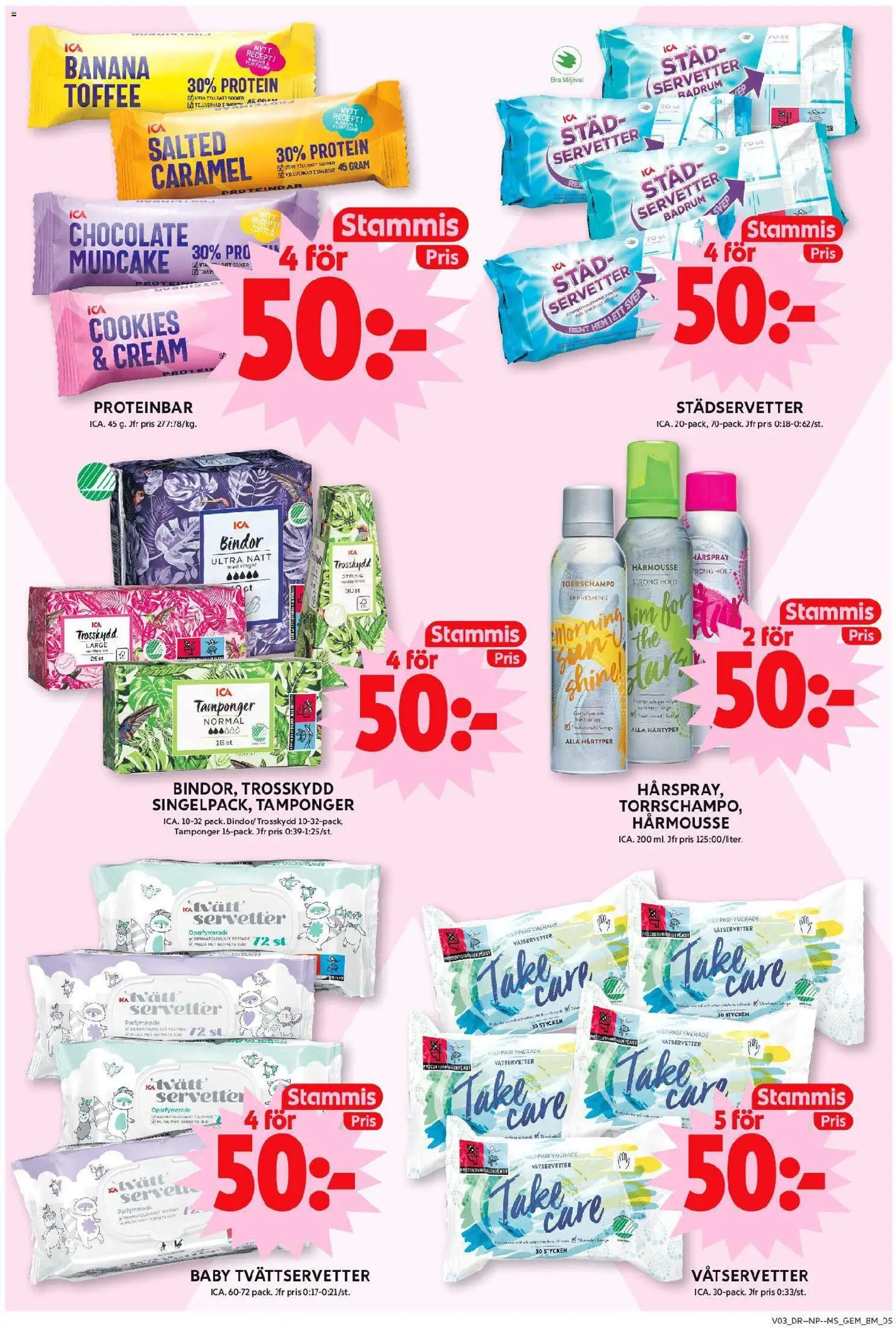 ICA Maxi reklamblad aktuell från 12.01.2026 | Sida: 6 | Produkter: Trosskydd, Proteinbar, Torrschampo, Lim