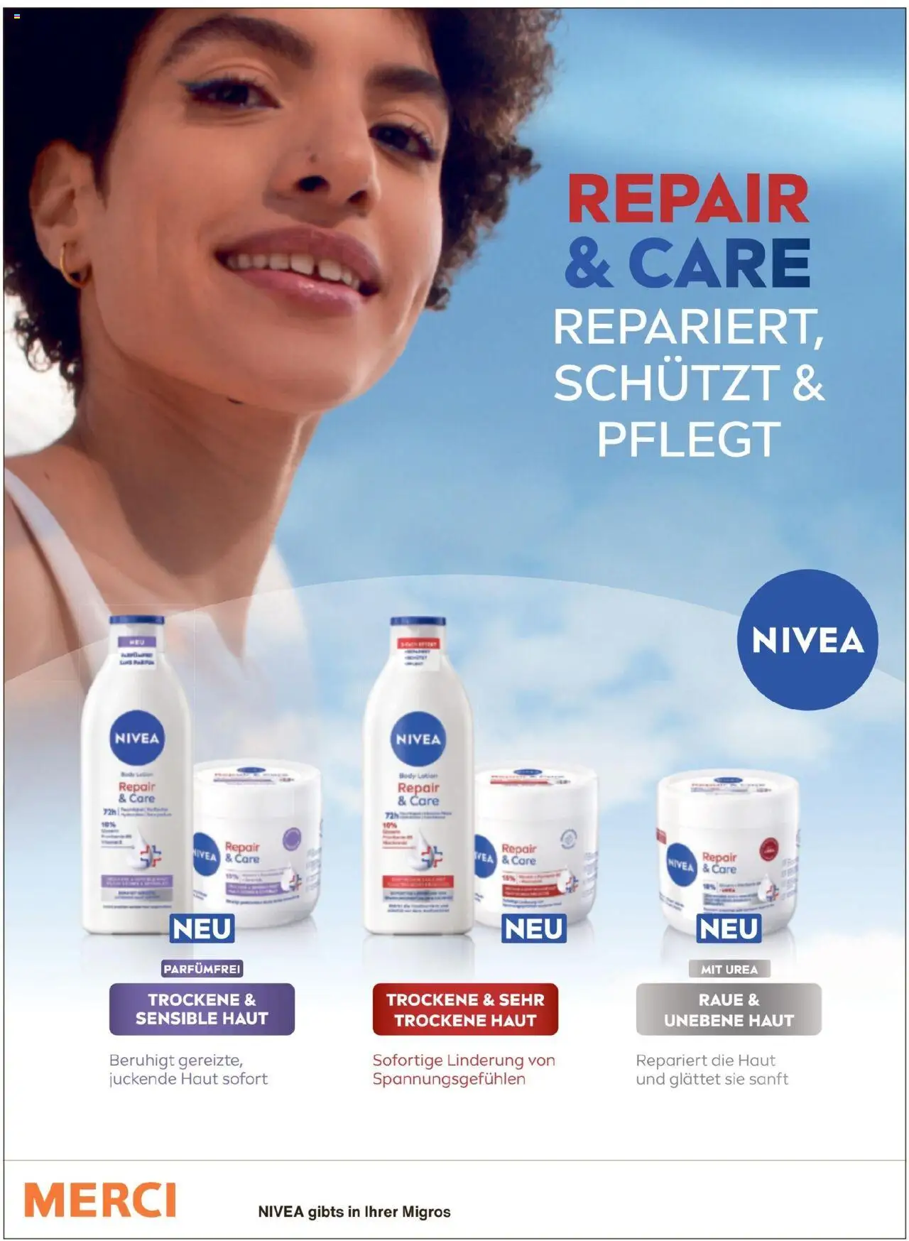 Migros Magazin – gültig ab 13.10.2025 | Seite: 18 | Produkte: Body Lotion, Body Cream