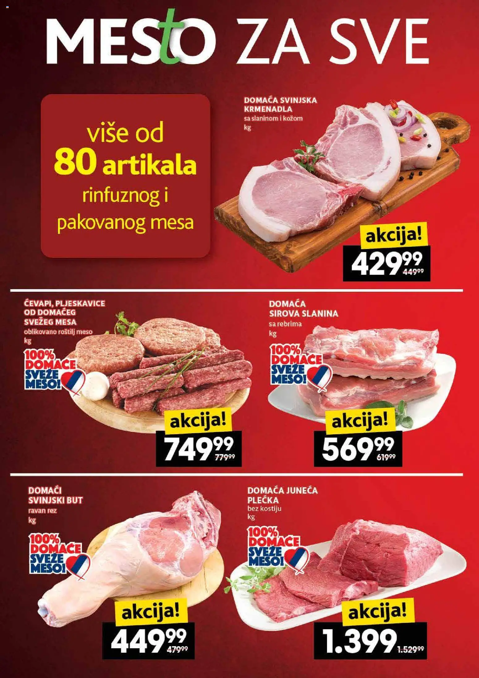 Roda katalog - važi od 22.01.2026 | Strana: 4 | Proizvode: Sirova slanina, Krmenadla, Roštilj meso, Roštilj