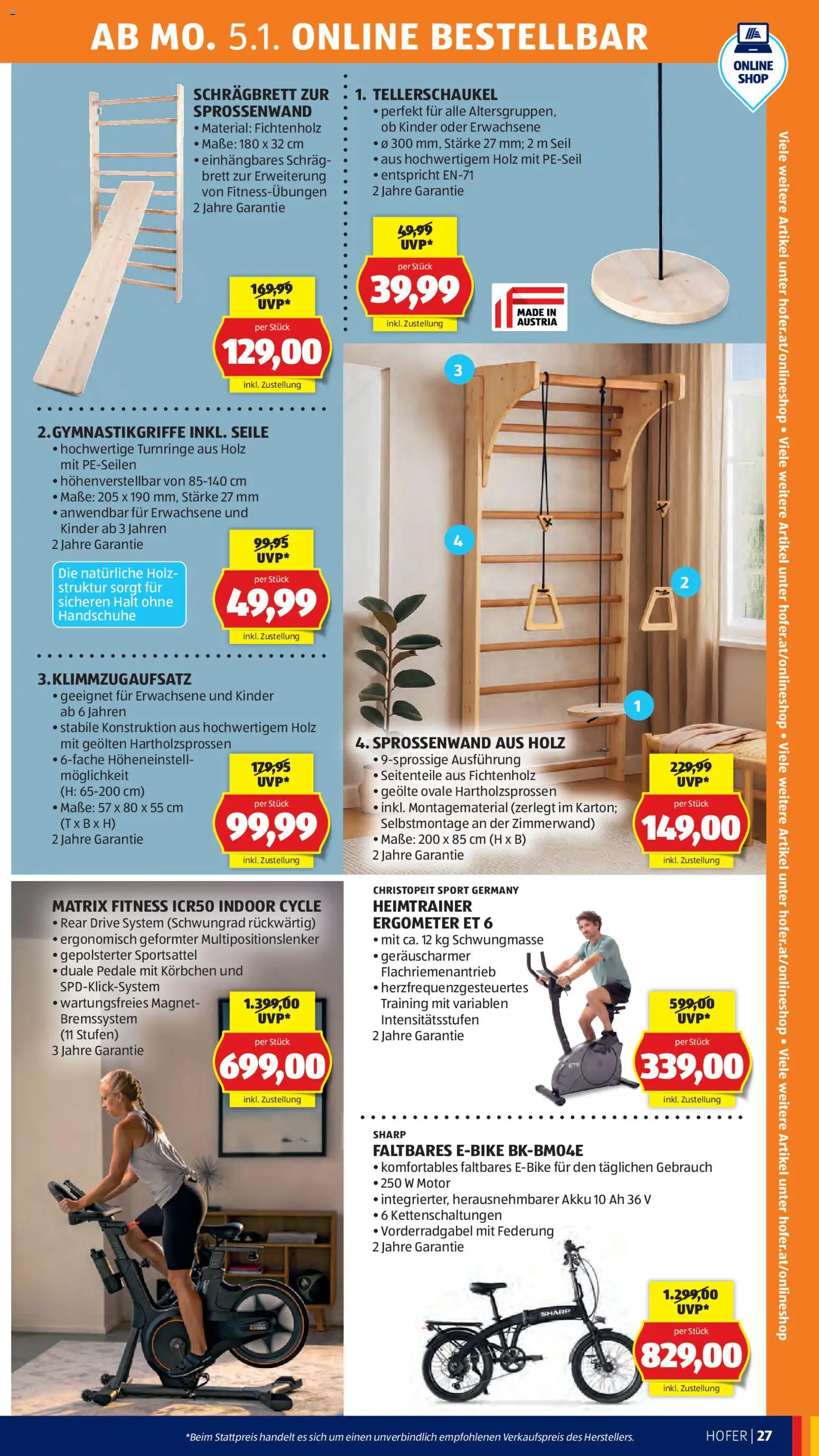 Hofer Flugblatt gültig ab 02.01.2026 | Seite: 31 | Produkte: Handschuhe