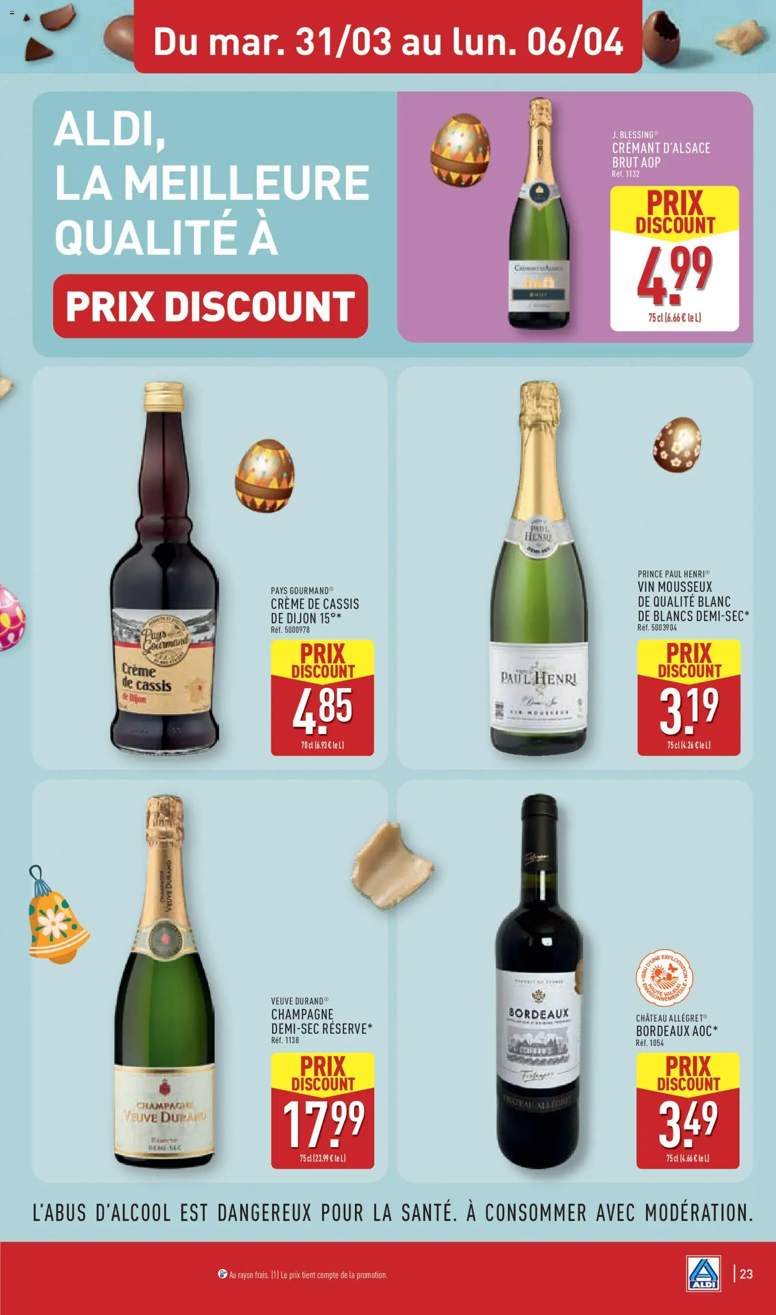 {H1} | Page: 25 | Produits: Champagne, Crémant, Vin, Crème