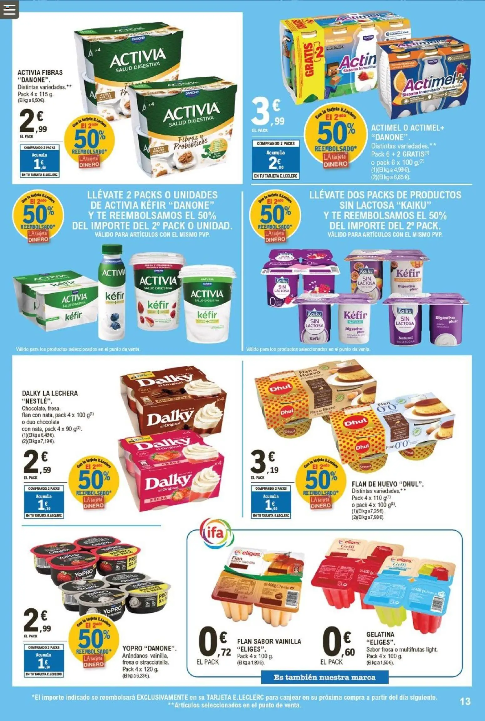 E.Leclerc folleto │ válido desde el 22.04.2026 | Página: 14 | Productos: Gelatina, Chocolate, Té