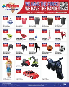 Africa Cash & Carry specials catalogue – valid from 05.03.2026 | Page: 31 | Products: Chair, Toilet, Brush, Stock