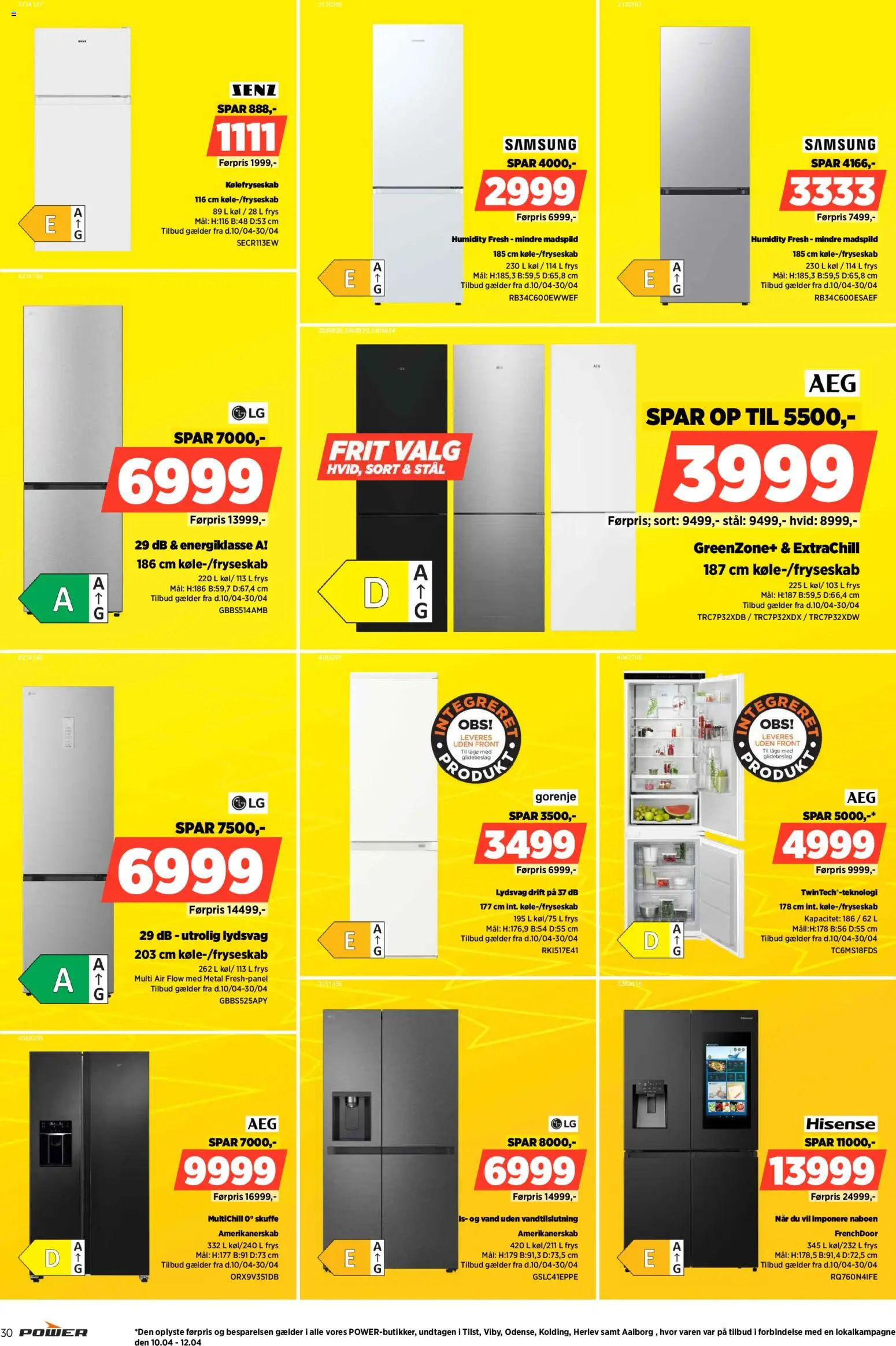 Power tilbudsavis – gyldig fra 10.04.2026 | Side: 30 | Produkter: Is