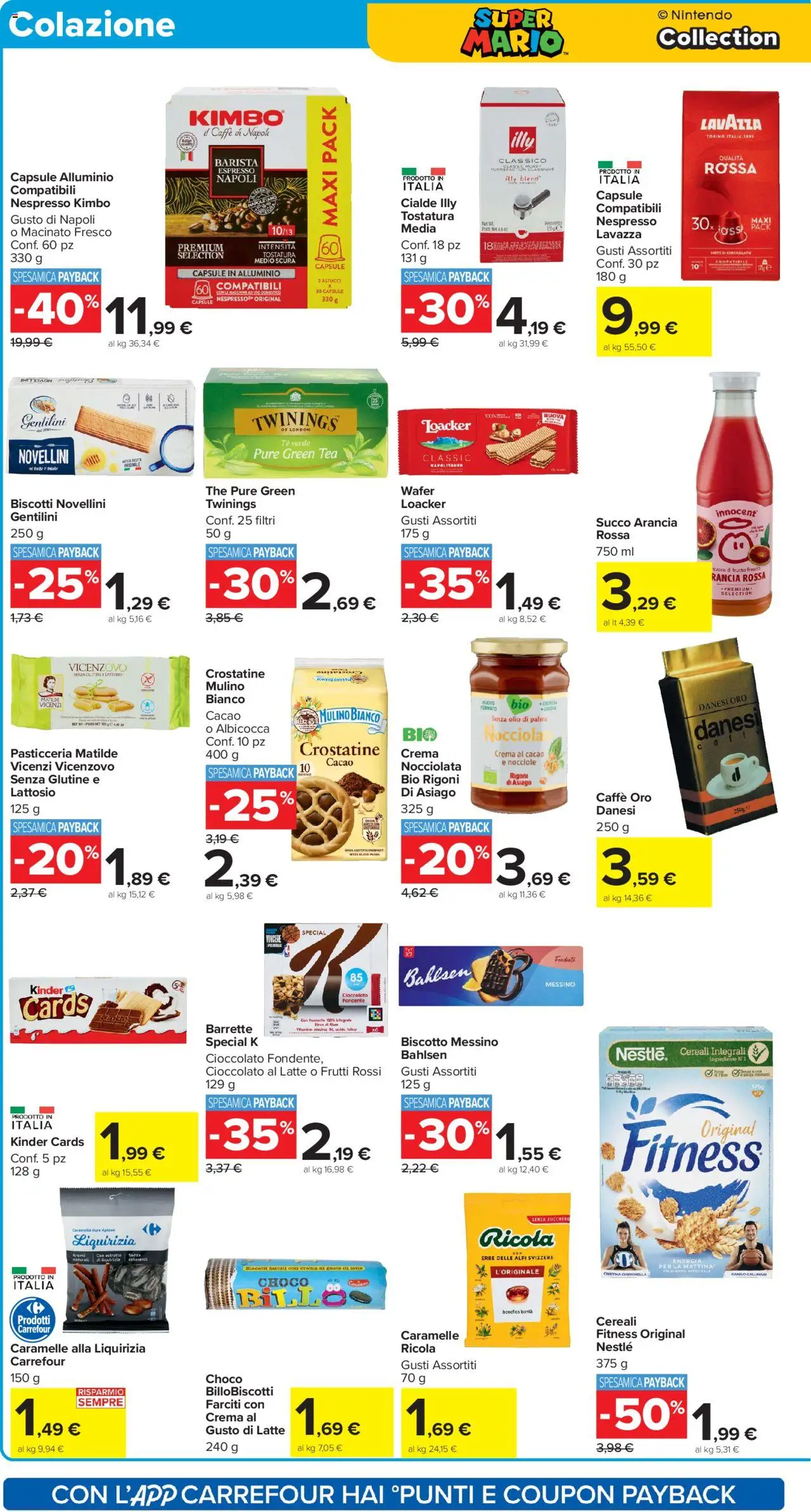 Volantino Carrefour del 10.10.2025 | Pagina: 14 | Prodotti: Caramelle, Frutta, Latte, Macinato