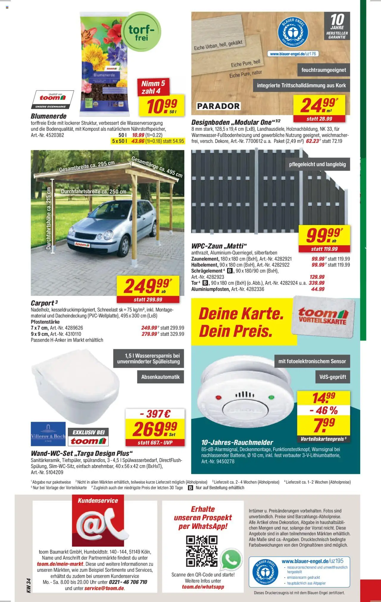 Toom Baumarkt Prospekt - gültig ab dem 16.08.2025 | Seite: 16 | Produkte: Tisch, Uhr