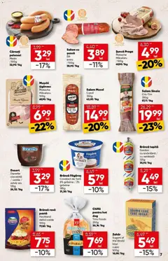 Ofertele Profi valabile de la 15.04.2026 | Pagină: 7 | Produse: Chiflă, Paste, Smântână, Cârnați