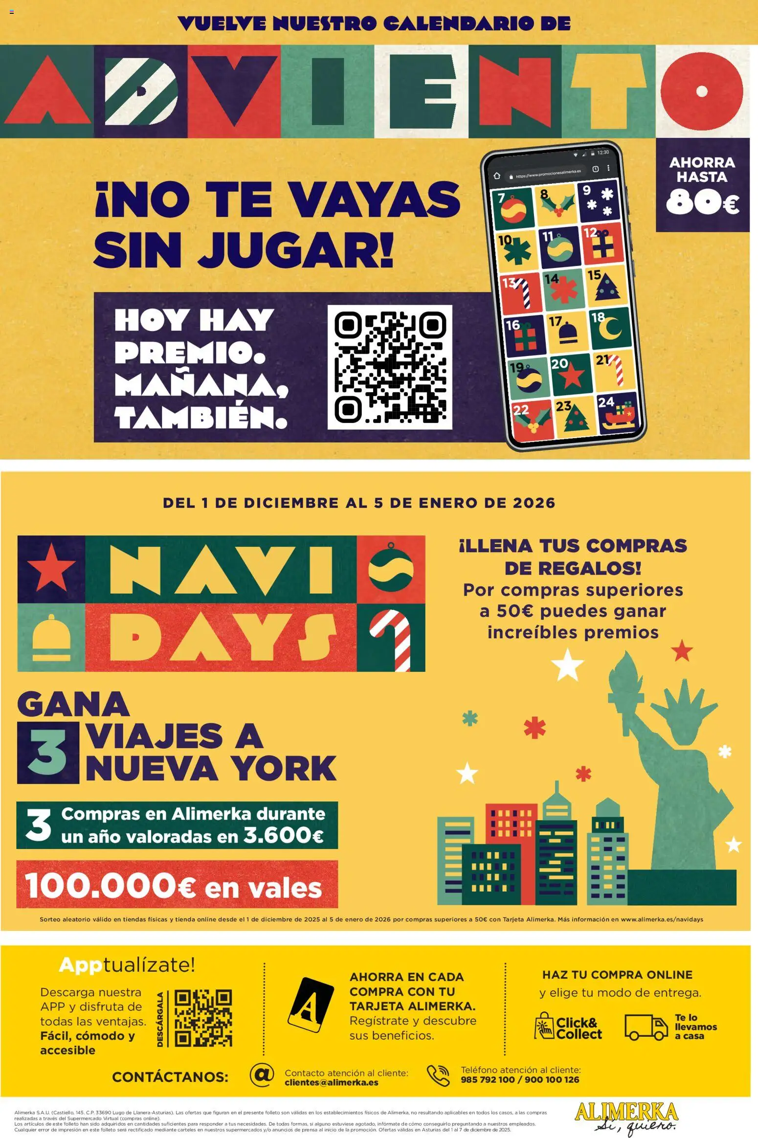 Alimerka folleto Asturias │ válido desde el 01.12.2025 | Página: 12 | Productos: Té, Teléfono, Prensa
