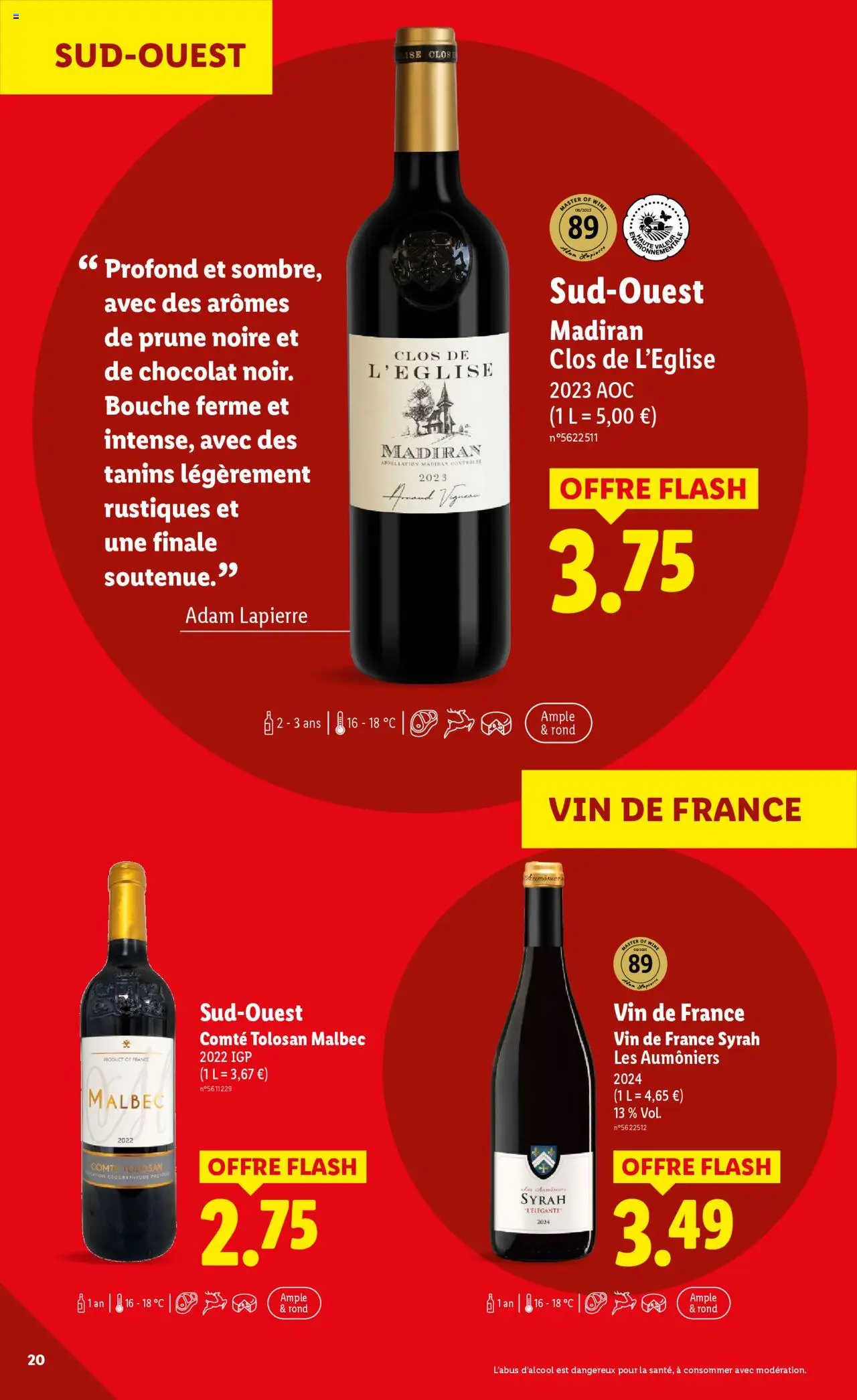  | Page: 20 | Produits: Prune, Chocolat, Vin
