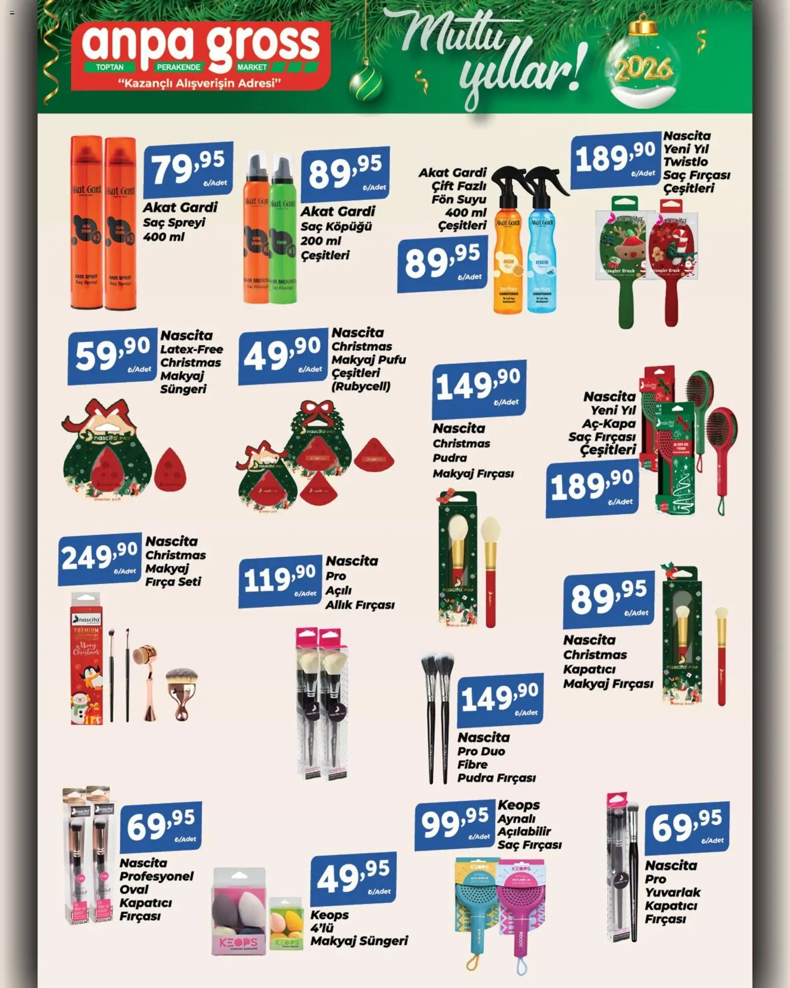 Anpa Gross Katalog - 20.12.2025 tarihinden itibaren geçerlidir | Sayfa: 16 | Ürünler: Makyaj, Kapatıcı, Pudra, Allık