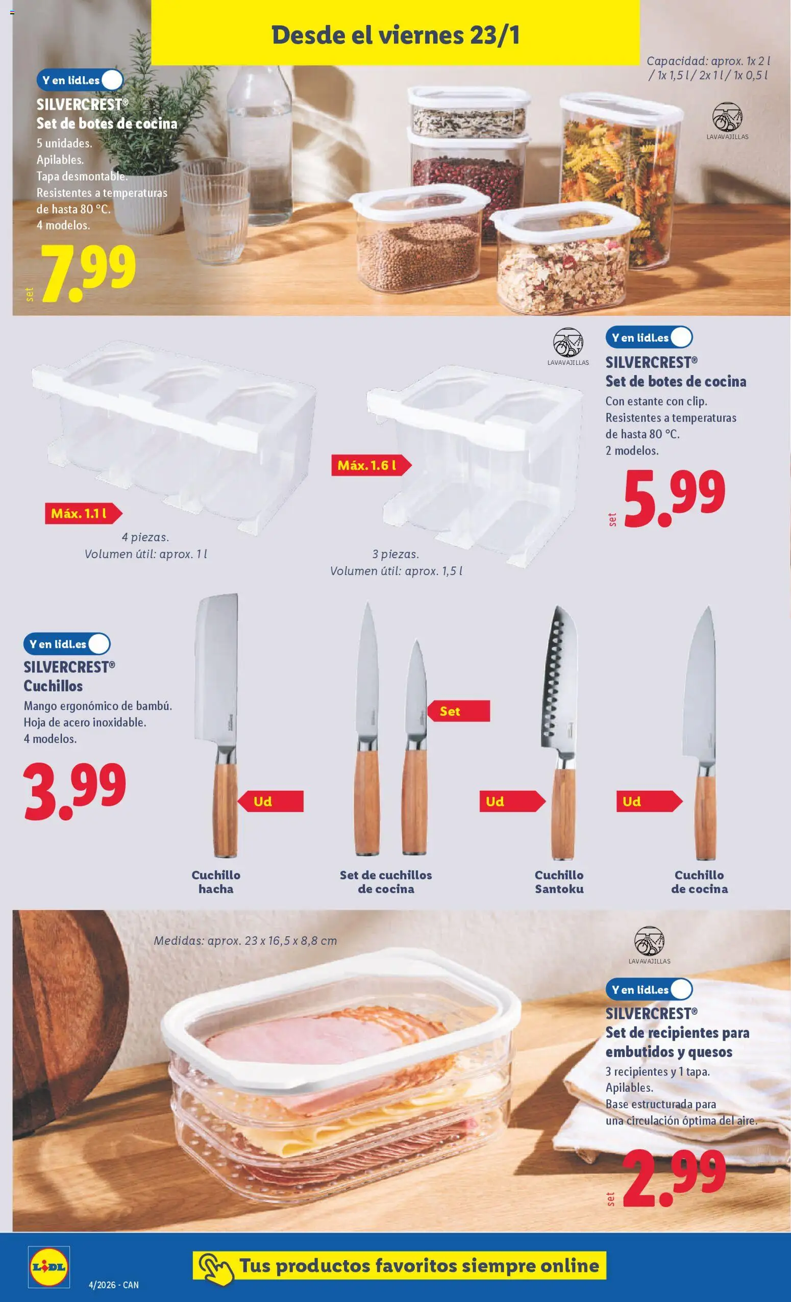 Lidl - Canarias │ válido desde el 19.01.2026 | Página: 28 | Productos: Νυχτικό, Cocina, Ρούτερ, Estante