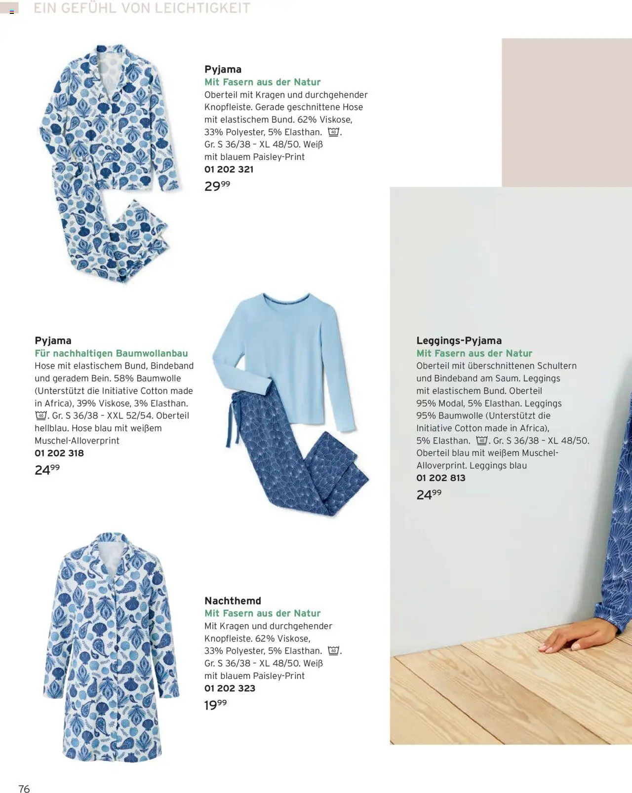 Angebote Tchibo - gültig ab dem 01.08.2025 | Seite: 76 | Produkte: Hose, Pyjama, Leggings