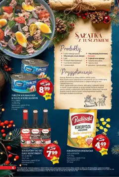 Pogląd oferty "Arhelan Gazetka - Katalog Kulinarny" - ważna od 15.12.2025 | Strona: 4 | Produkty: Szpinak, Sałatka z tuńczykiem, Jajka, Sos