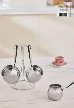 04.09.2025 tarihinden itibaren geçerli olan Karaca kataloğu önizlemesi | Sayfa: 97 | Ürünler: Cezve takımı