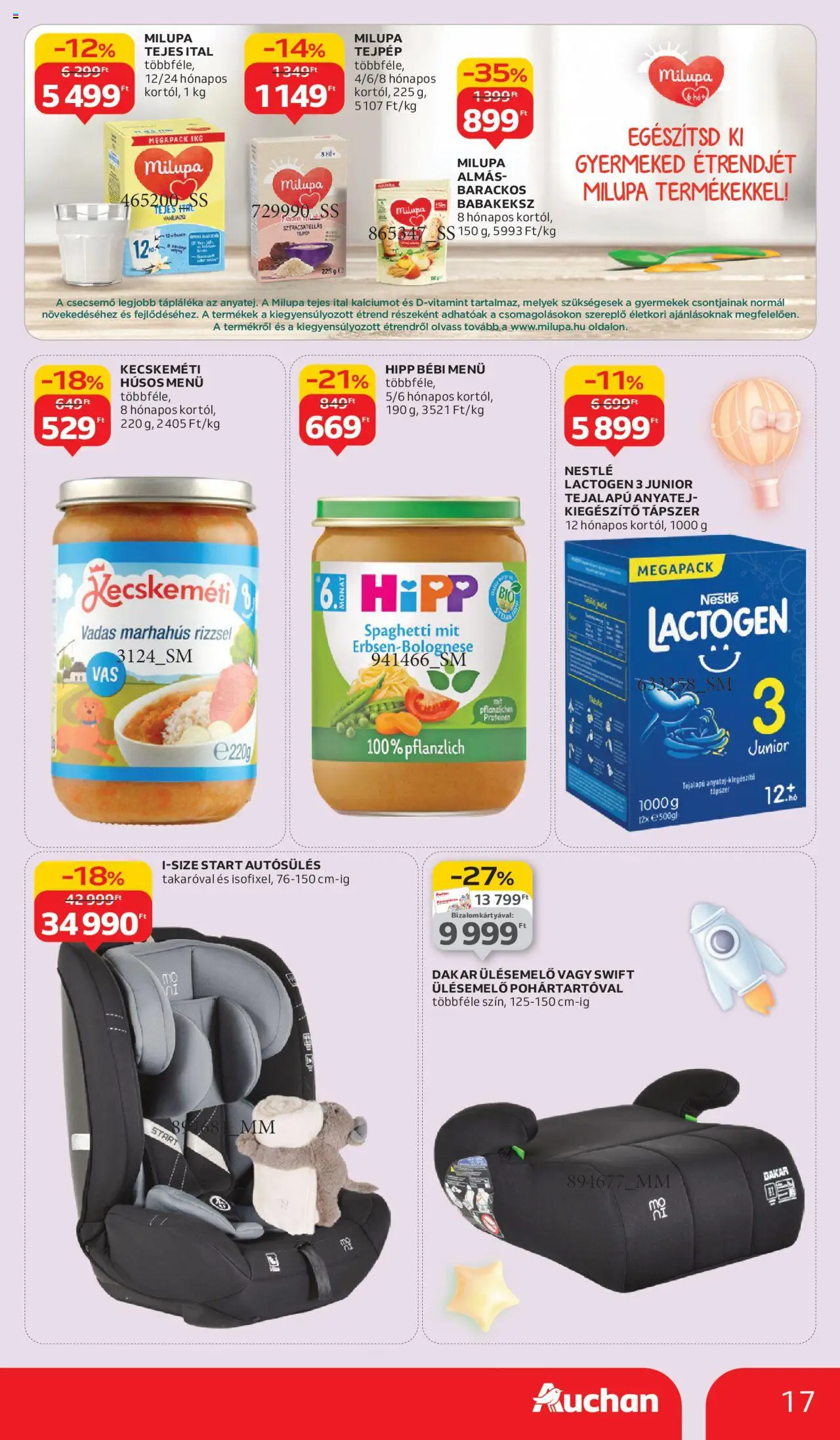 Auchan akciós ujság - amely érvényes a következő dátumtól: 11.09.2025 | Oldal: 17 | Termékek: Marhahús