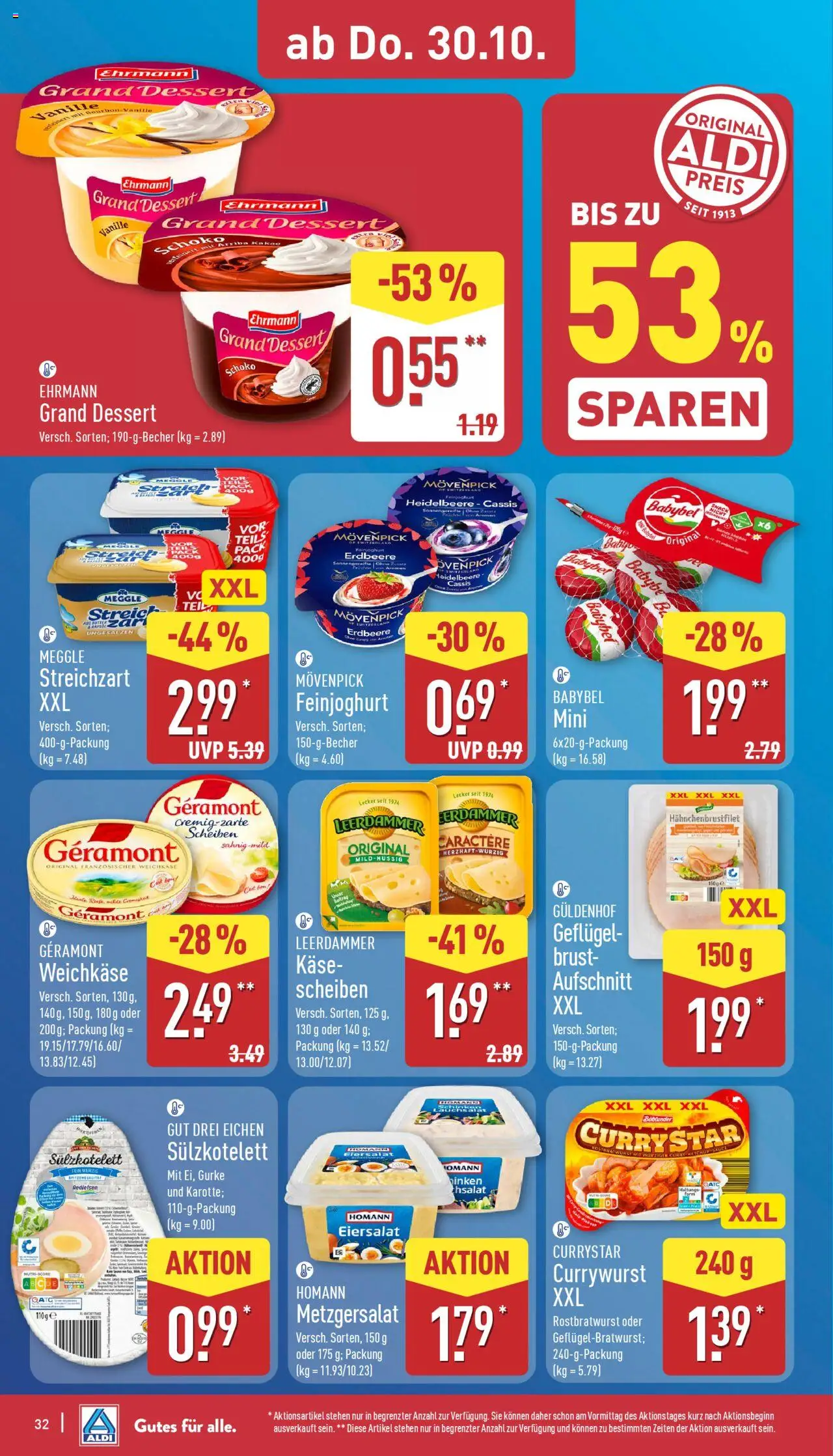 Aldi Prospekt 	 – gültig ab 27.10.2025 | Seite: 32