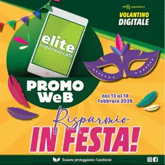 Anteprima del volantino Elite Supermercati Promo Web catalogo valido a partire dal 13.02.2026