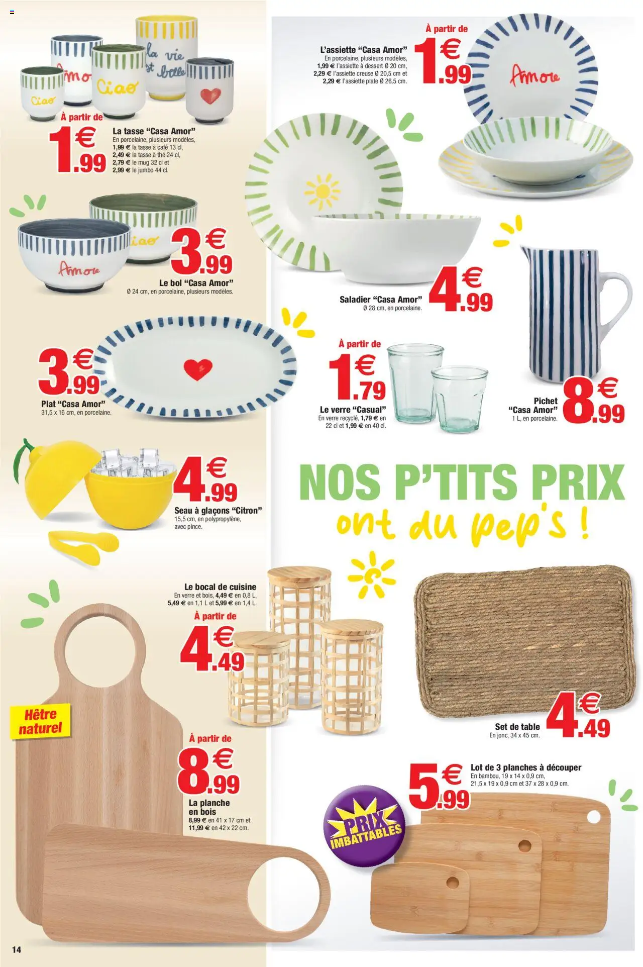  | Page: 14 | Produits: Citron, Bol, Table, Café