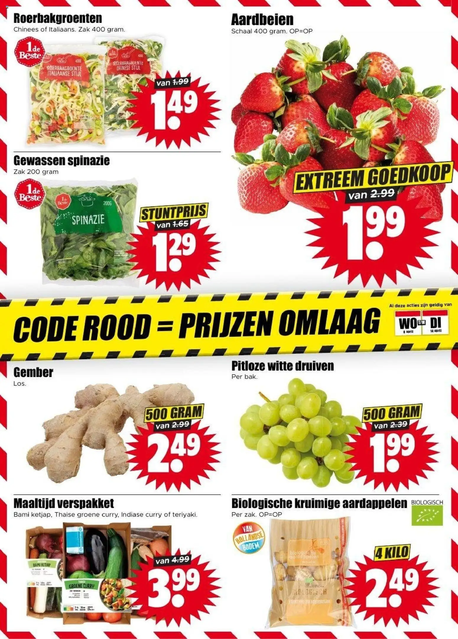 {H1} | Pagina: 12 | Producten: Aardbeien, Gember, Druiven, Schaal