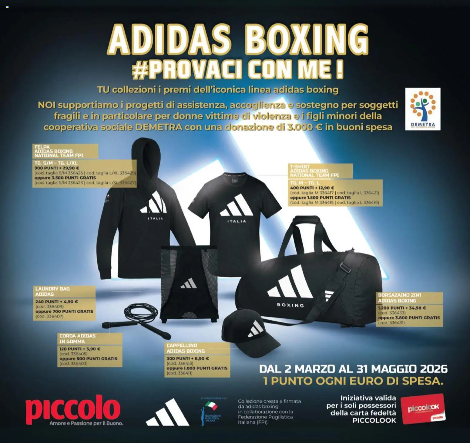 Volantino Piccolo del 26.03.2026 | Pagina: 31 | Prodotti: Felpa