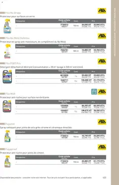  | Page: 423 | Produits: Détachant, Détergent