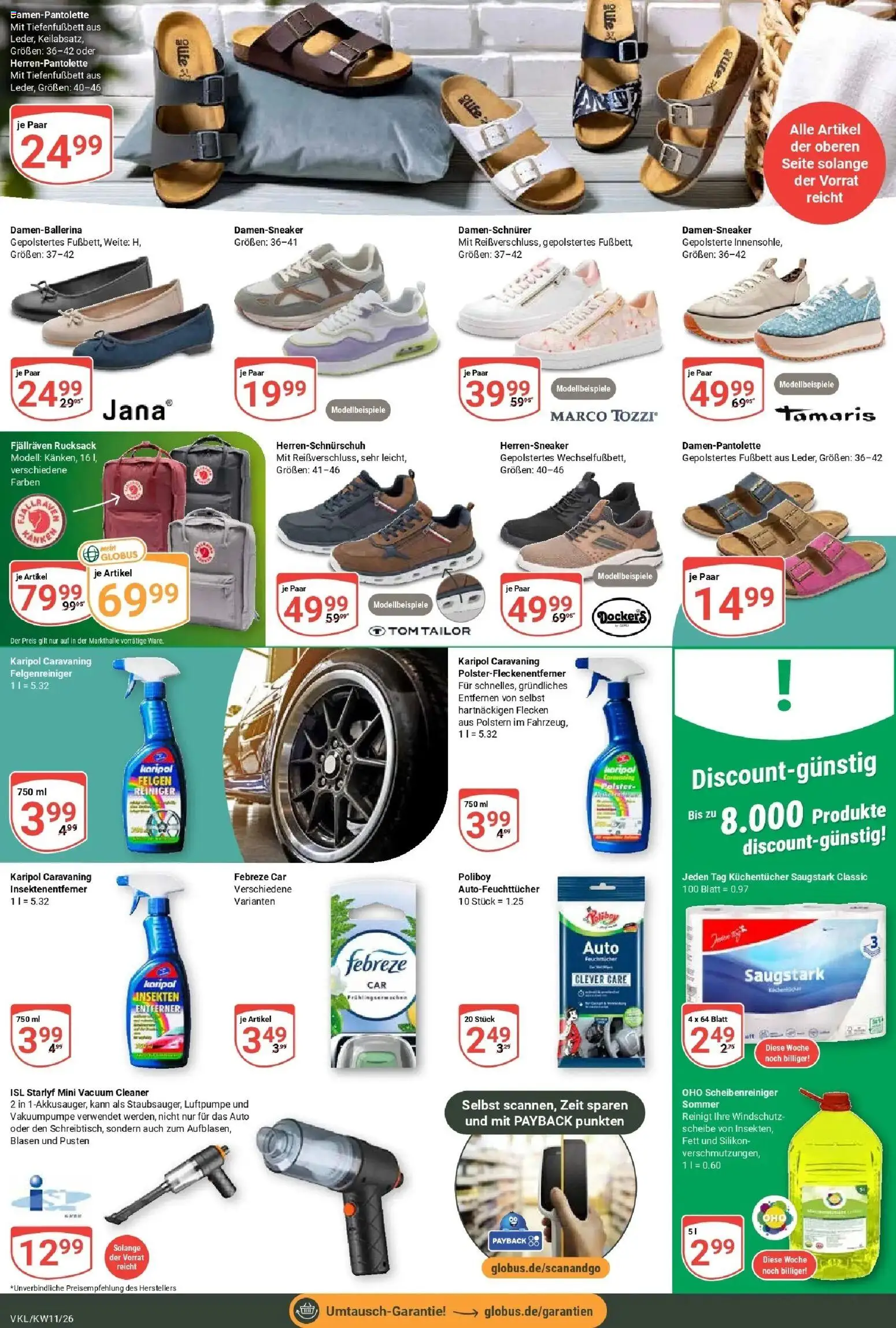 Globus prospekt Völklingen	 – gültig ab 09.03.2026 | Seite: 24 | Produkte: Luftpumpe, Rucksack