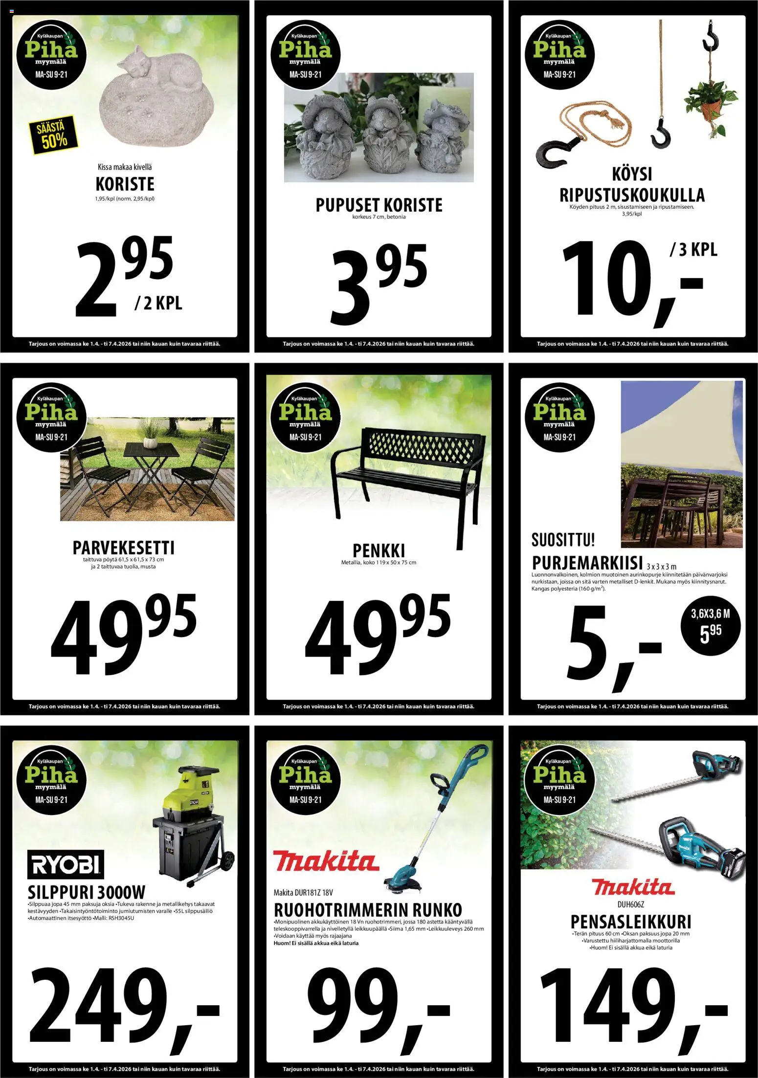 Tuuri tarjoukset – voimassa 01.04.2026 alkaen | Sivu: 33