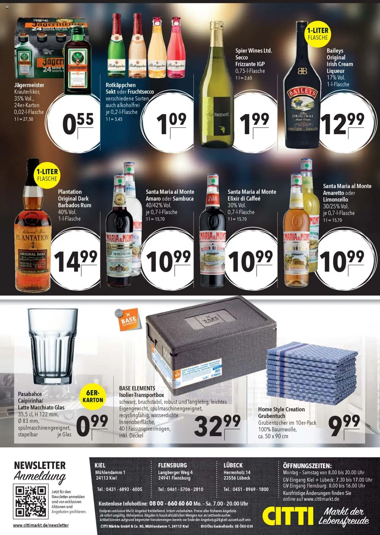 CITTI Markt Aktuelle Angebote für Profis – gültig ab 08.10.2025 | Seite: 8 | Produkte: Sambuca, Fruchtsecco, Limoncello, Baileys