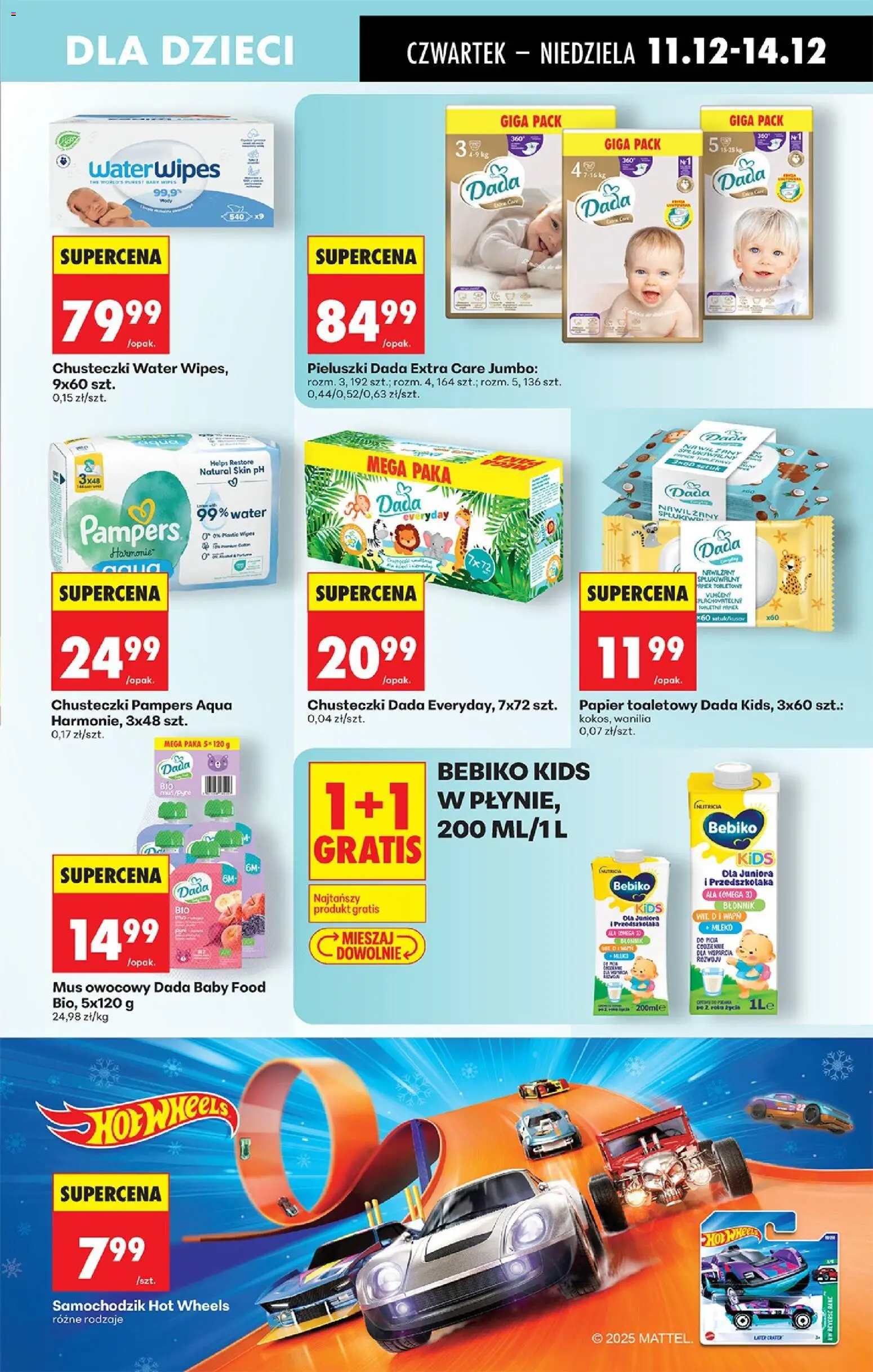 Biedronka gazetka - Oferta w tym tygodniu od 11.12.2025 | Strona: 73 | Produkty: Papier toaletowy, Pampers, Mleko