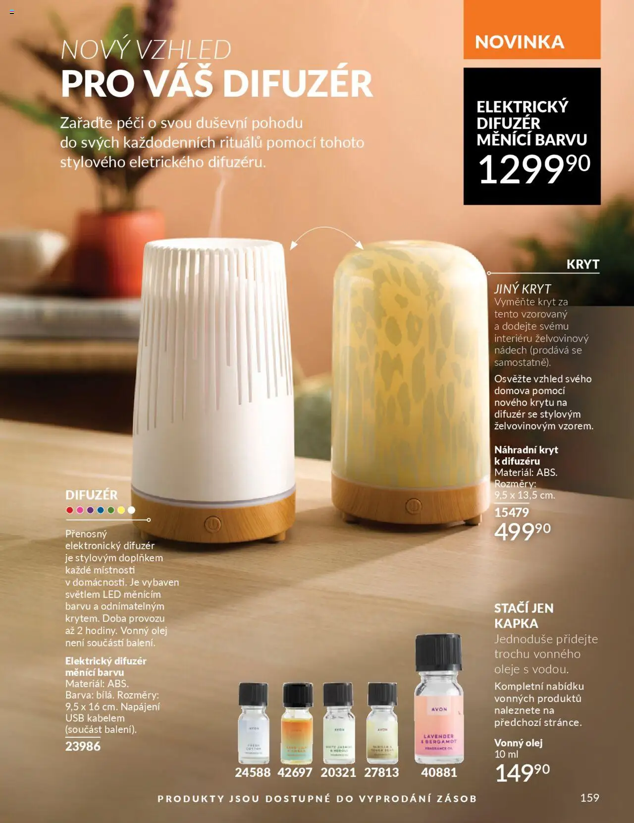 Avon katalog 9/2025 od 01.09.2025 | Strana: 161 | Produkty: Oleje, Difuzér, Olej, USB