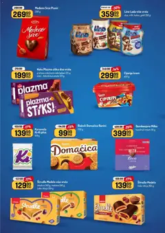 Aman katalog - pregled Aman kataloga - važi od 19.01.2026 | Strana: 32 | Proizvode: Milka, Domaćica, Lino lada, Štrudla