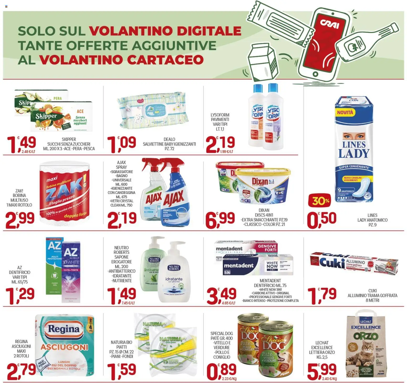Volantino CRAI del 08.01.2026 | Pagina: 14 | Prodotti: Pollo, Riso, Pesca, Pera